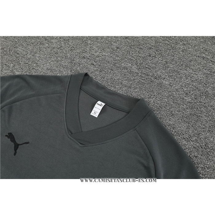 Chandal del Borussia Dortmund 22-23 Manga Corta Gris - Pantalon Corto